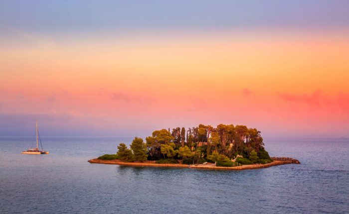 Sunset Boat Trip to Mouse Island Corfu