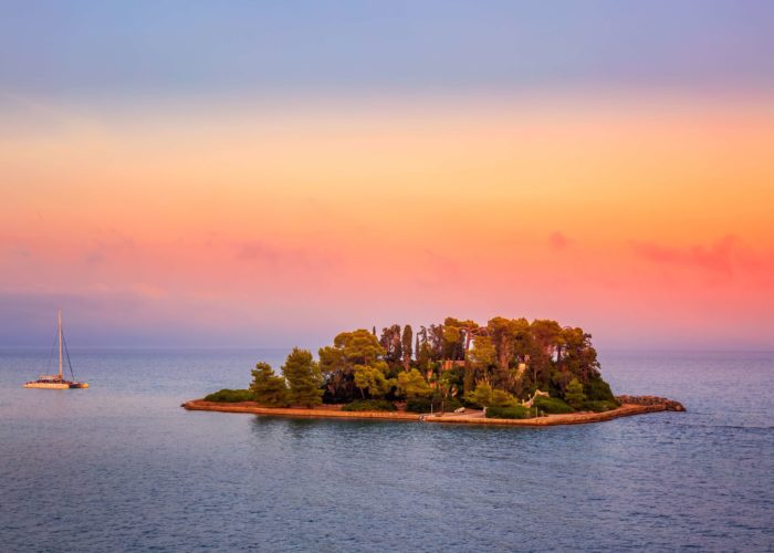 Sunset Boat Trip to Mouse Island Corfu